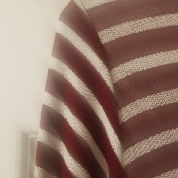 Womens Large 3/4 striped tunic - Picture 3 of 3